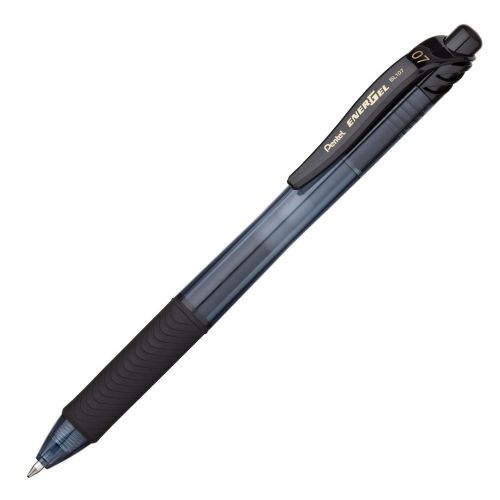 Pentel EnerGel-X Liquid Gel Pen  Metal Tip - Black Ink (Pentel BL107-A)