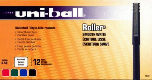 36 UNIBALL ROLLERBALL MICRO FINE ASSORTED PENS