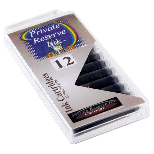 Private Reserve Ink Short International Ink Cartridges, Pack of 12 - Chocolat
