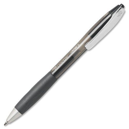 Bic atlantis gel pen - medium pen point type - 0.7 mm pen point size (ratg11bk) for sale