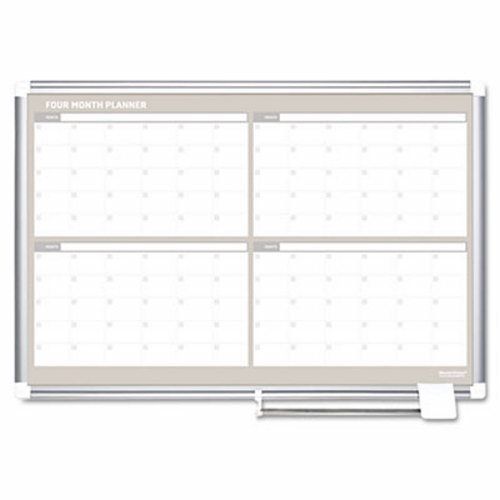 Mastervision MasterVision 4 Month Planner, 36x24, Aluminum Frame (BVCGA03105830)
