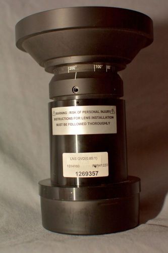 Barco LNS QVD 0.85:1 R9841220 Projector Lens - For Barco IQ Series Projectors