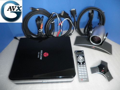 Polycom hdx 8000 +3m warranty, mpplus, shelfmt, camera, mic, rem 2201-24506-001 for sale