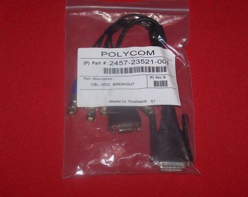 *New* Polycom HDX Hdci Port Breakout Cable 2457-23521-001 - NIP