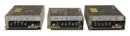 Lot 3 mean well 25w 35w power supply 5v 15v 24v switching single output/warranty for sale