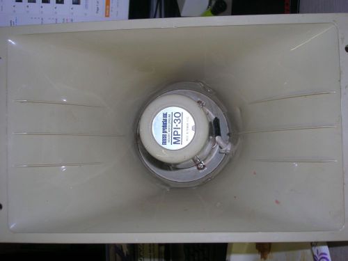 MORSE MPI-30 alarm siren and warehouse or shop loud speaker public address