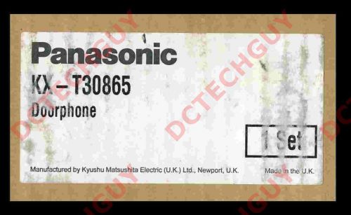 (X1@)  PANASONIC KX-T30865 DOOR PHONE DOORPHONE INTERCOM SPEAKER BEIGE NEW COND