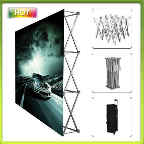 10ft Aluminium trade show display back wall booth Pop up stand With Graphic
