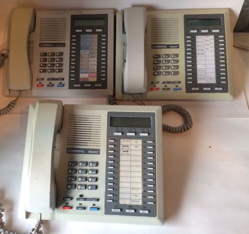 Lot of 3 Comdial Impact Office Business Phones 8024S-pt