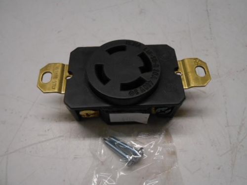 Nos pass &amp; seymour l/630-r 30amp 480v nema l16-30r turn lock receptacle -18k5 for sale