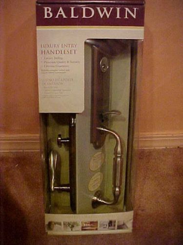 Baldwin door handle set satin nickle manchester for sale