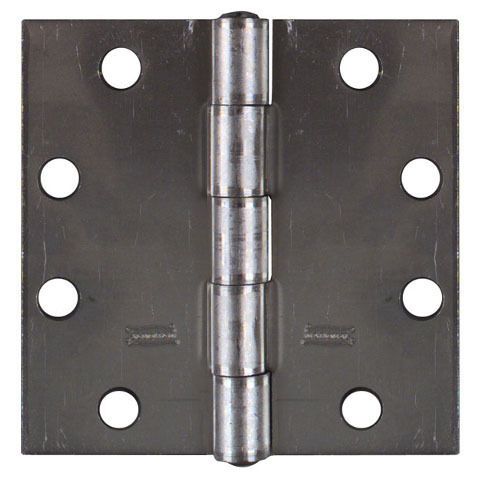 4-1/2&#034; Plain Steel Non-Removable Pin Broad Hinge