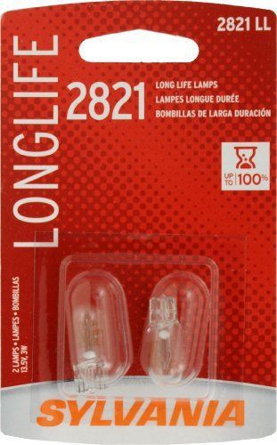 Sylvania 2821 ll long life miniature lamp  (pack of 2) for sale