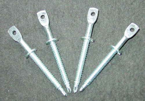 3 inch ceiling - acoustical tile eye lag self tapping screws 3&#034;  qty:  100 for sale