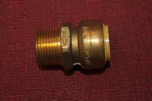 3/4&#034; sharkbite brass male adapter u134lfa new for sale