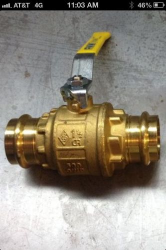 Fnw propress 1-1/2&#034; ball valve 600 cwp lead free 1 1/2 inch for sale