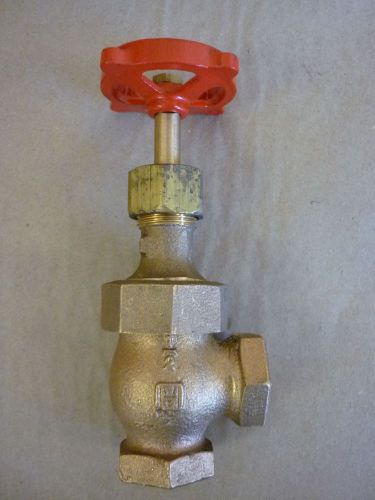 Angle valve, 1/2&#034; brass body, 600 psi, 300 deg f. steam valve new for sale