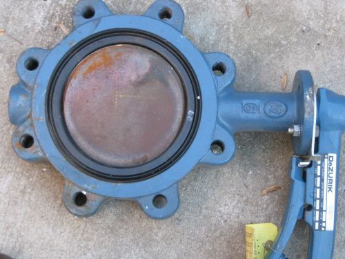 6 in dezurik butterfly valve new free shipping