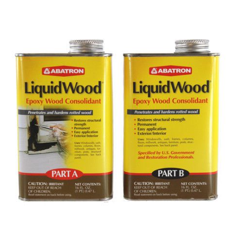 2 Part (A &amp; B - 1 Pint Each) Liquid Wood Kit