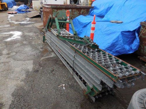 10 Ft. Metal Skate Wheeled Conveyor With Legs 6 Sections 60 Total Feet
