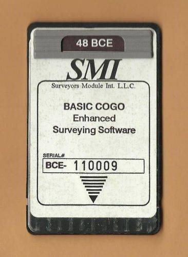 SMI BCE Surveying Card for HP 48GX Calculator