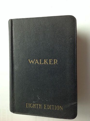 1937 The Building Estimator&#039;s Reference Book - Frank R Walker - 8th Edition