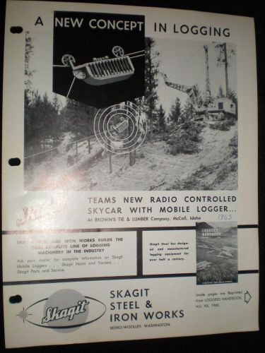 1963 Skagit Radio Controlled Skycar Brochure