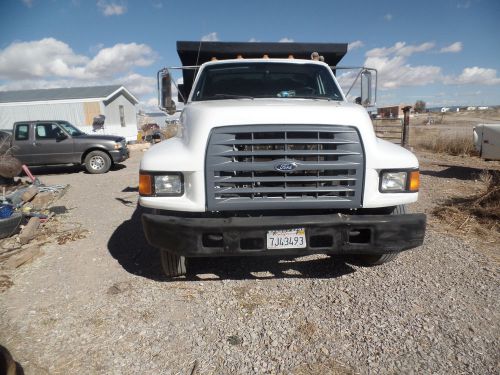 Ford f series no cdl dump truck, takeuchi midi excavator, towmaster trailer pkg for sale