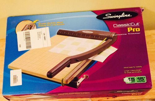 Swingline Classic Cut Pro Paper Trimmer 15&#034; Cut Guillotine 15 pages at a time