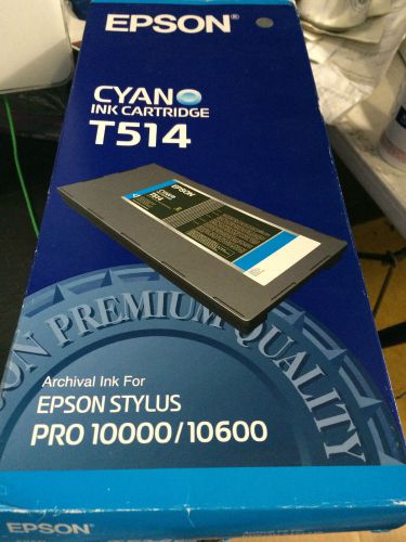 Epson Stylus Pro 10000/10600 Cyan T514 Archival Printer Ink 500 ml