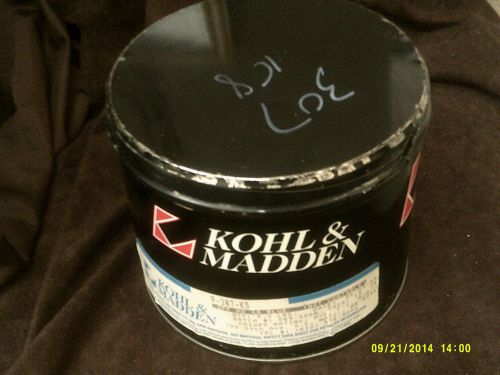 Kohl &amp; Madden P-307-K8 5# Can Offset Printing Ink OFF HD K8 BLUE (Not Coatable)