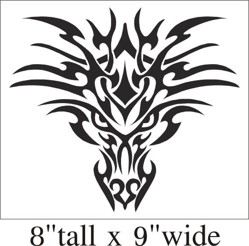 2x dragon tattoo design funny car truck bumper vinyl sticker decal art gift-1556 for sale