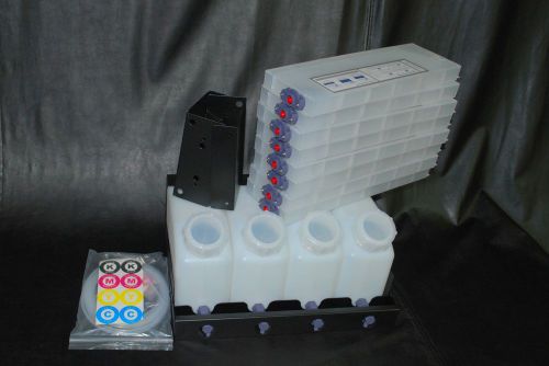 Vertical bulk ink system (4x8) for roland vs model printers. us fast shipping for sale