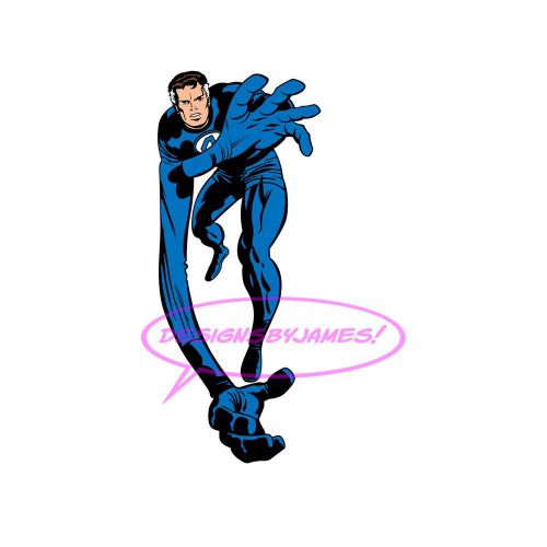 Mr. Fantastic Fantastic Four Vector Art  Clipart