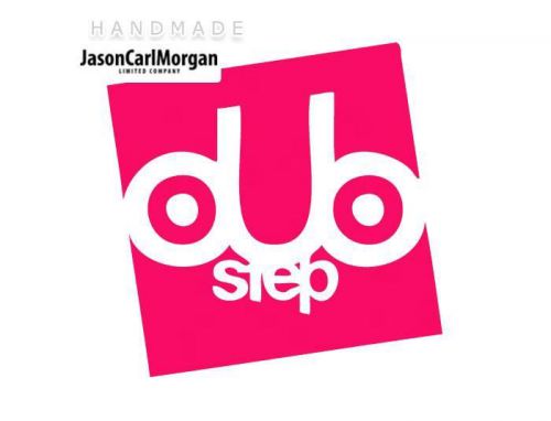 JCM® Iron On Applique Decal, Dubstep Neon Pink