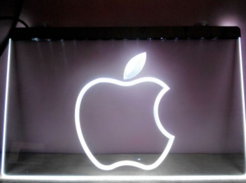 Apple computer logo for beerbar pub billiards club neon light sign free shipping for sale