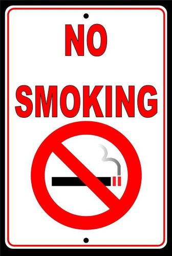No Smoking  Sign Made In USA aluminum Free Shipping safety warning new