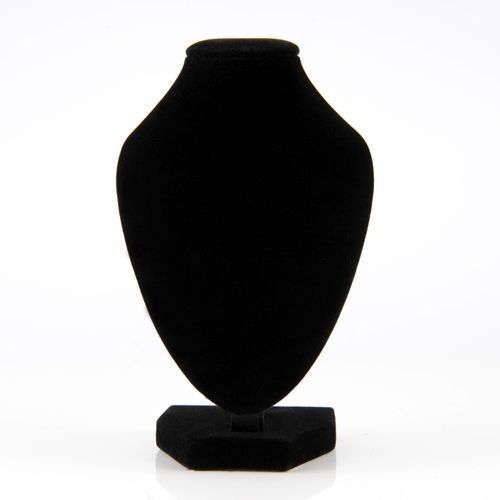 High Quality 1pc Black Jewelry Display Bust Short Necklace Forms Holder Stand