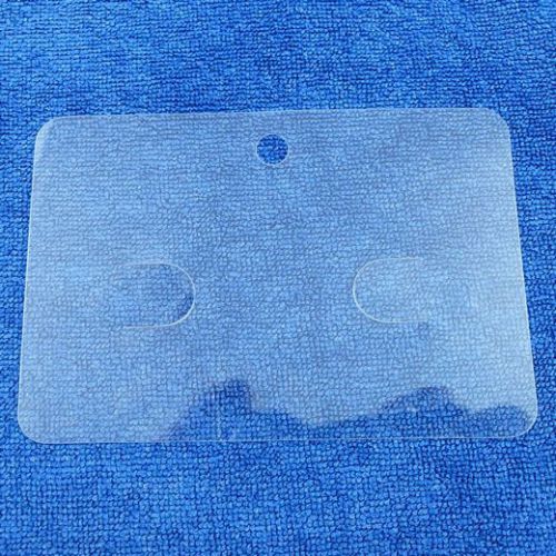 100PC Charm Transparent Plastic Hair Clip Hanging Card Jewelry Display Packaging