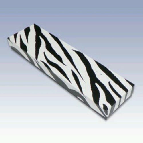 (50)Zebra Print Cotton Filled Jewelry Gift Box 8x2