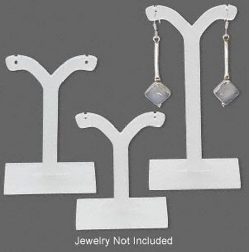 3pc set of Earring display Acrylic Frosted White Black