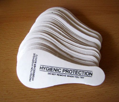 Try-on protective hygienic strip, liner, sticker - strings, thongs, pvc, 100 pcs for sale