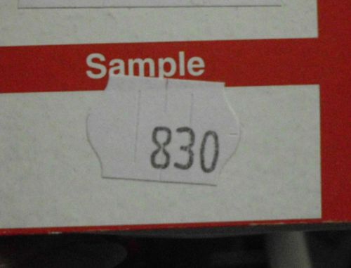 Original Meto 046921N Series 1600 WHITE LABEL PLAIN 5.16 - 10 rolls w/ink