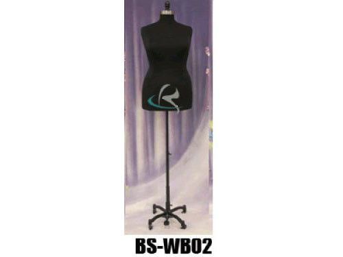 Mannequin Manequin Manikin Dress Form #F18/20BK+BS-WB02T