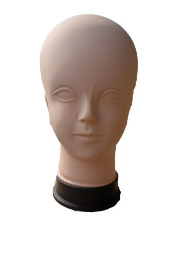 New Hard Mannequin Fake Head Face Nude Makeup Practice Hat Wig Display Dummy