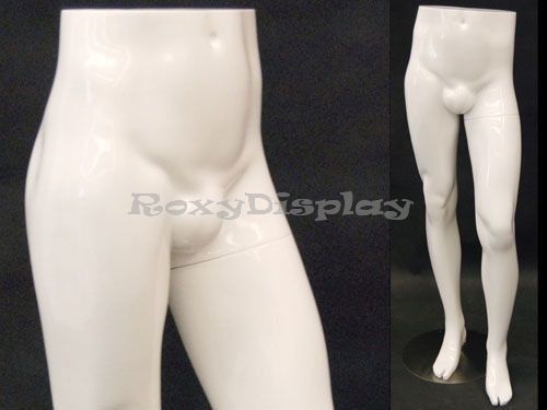 Fiberglass Male Mannequin Dress Form Display Torso Half Body Clothing #MD-ML6S