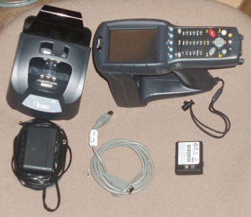 PSC Falcon 5500 Data Collector Windows CE Barcode RFID Scanner Touchscreen Wi Fi