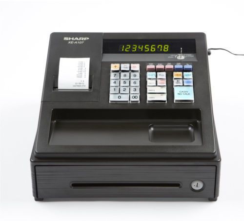 Sharp XE-A107 Electronic Cash Register Small Business