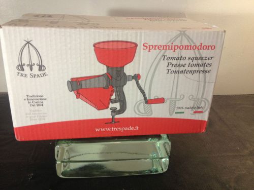Spremipomodoro Tomato Squeezer (Tre Spade Made in Italy) NEW