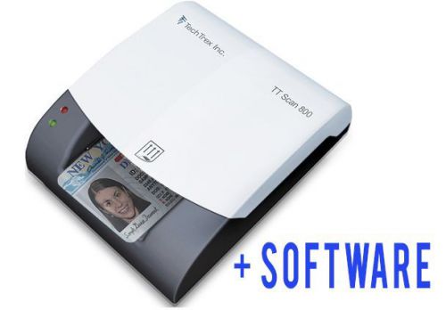 Tt-800 id reader w/ duplex image capture and veriscan plus software for sale